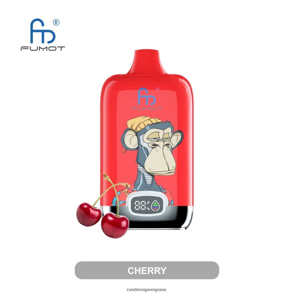 RandM Tornado Online Shop | cereza Fumot Original RandM Digital Box Dispositivo de vapeo con pantalla de líquido y batería 12000 RRBBN88
