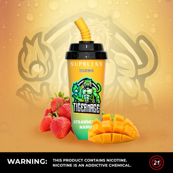 RandM Disposable Vape | mango fresa RandM Supbliss Bingo Dispositivo de vapeo 8000 1 ud. RRBBN8259