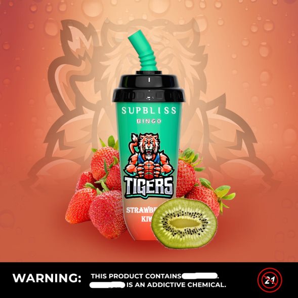 RandM Vapers | kiwi fresa RandM Supbliss Bingo Dispositivo de vapeo 8000 1 ud. RRBBN8255