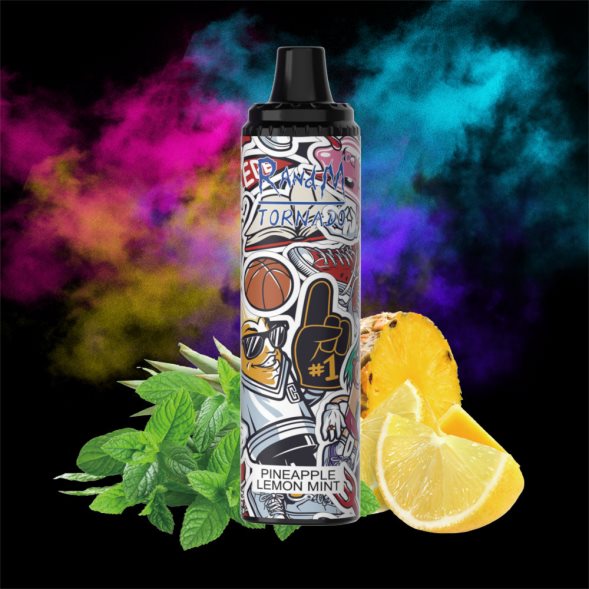RandM Vape España | menta fresca RandM Tornado Dispositivo vape pod con control de flujo de aire 6000 1 pieza RRBBN8282