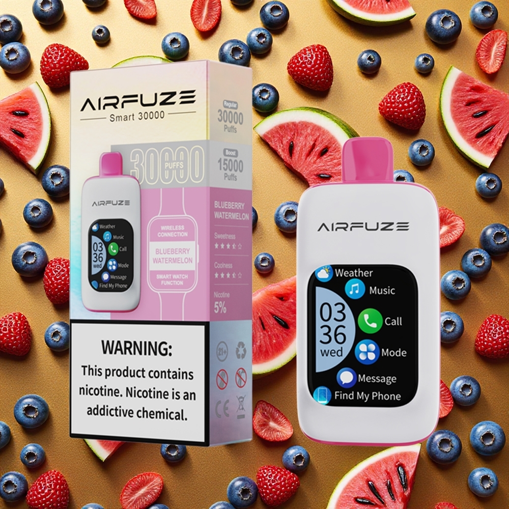 AirFuze Smart 30000 Puffs Pod 5% Nicotina Arándano Sandía Tipo-C