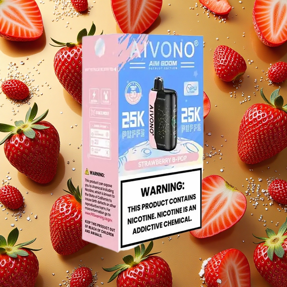 Aivono Aim Boom 25000 Puffs Fresa B Pop 28ml Tipo-C