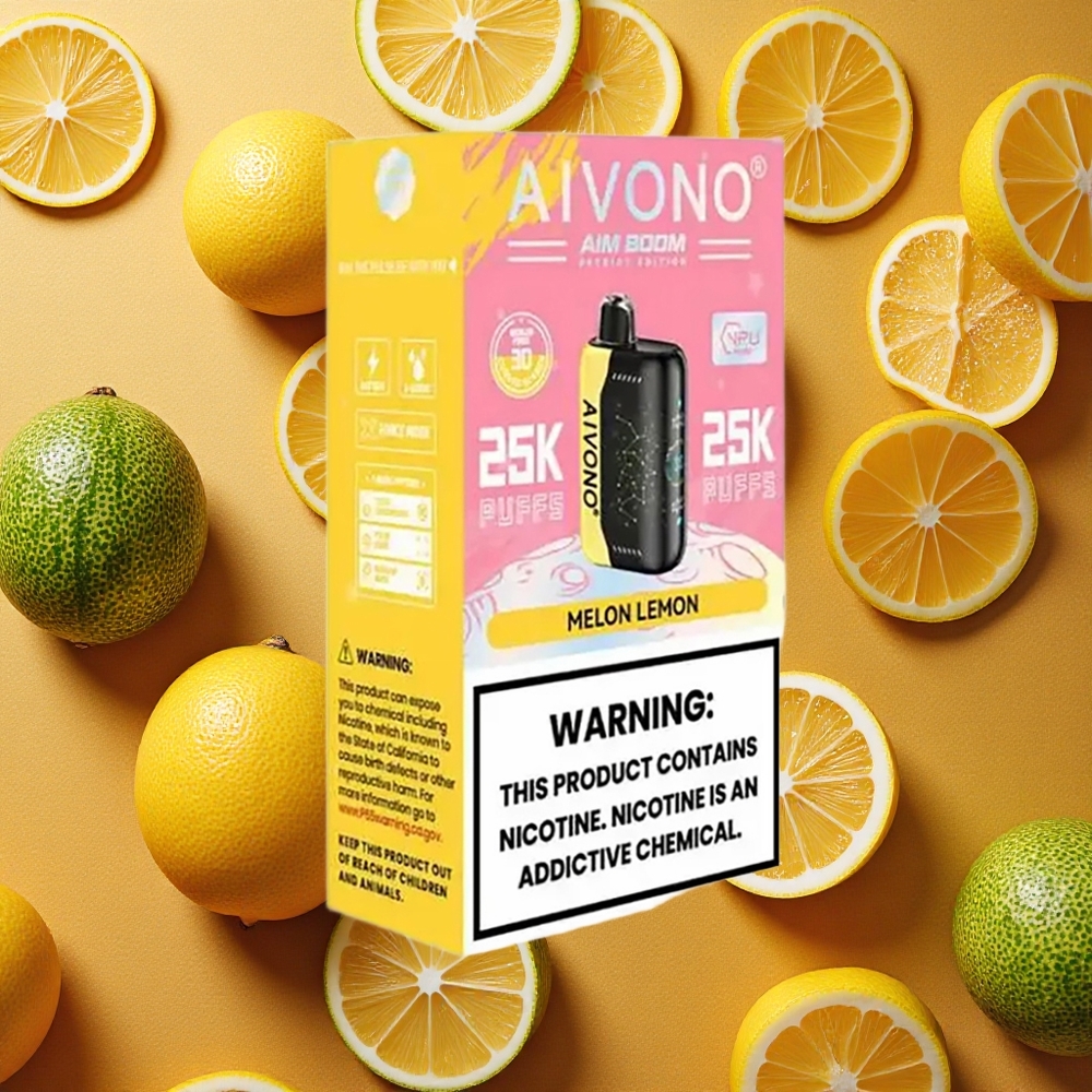 Aivono Aim Boom 25000 Puffs Melón Limón 28ml Tipo-C