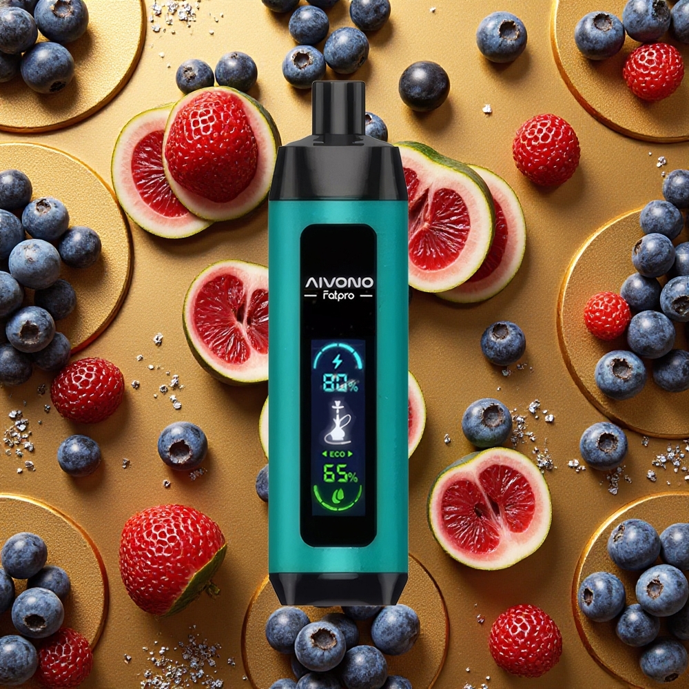 Aivono Aim Fatpro 22000 Puffs Arándano Azul 10 Sabores Recargable