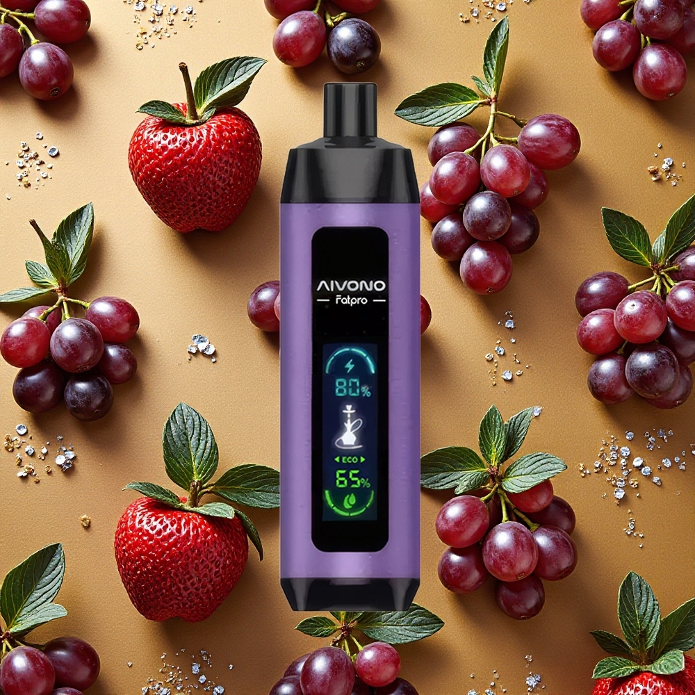 Aivono Aim Fatpro 22000 Puffs Vape Menta Uva 28ml 0% 2% 3% 5% Nicotina