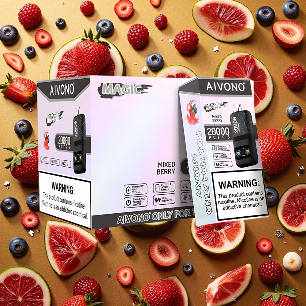 Aivono Aim Magic 20000 Puffs Bayas Mixtas Tipo-C Recargable