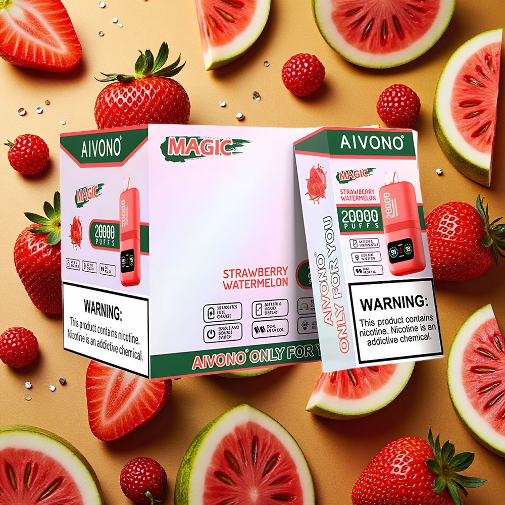 Aivono Aim Magic 20000 Puffs Fresa Sandía Dual Mesh Recargable