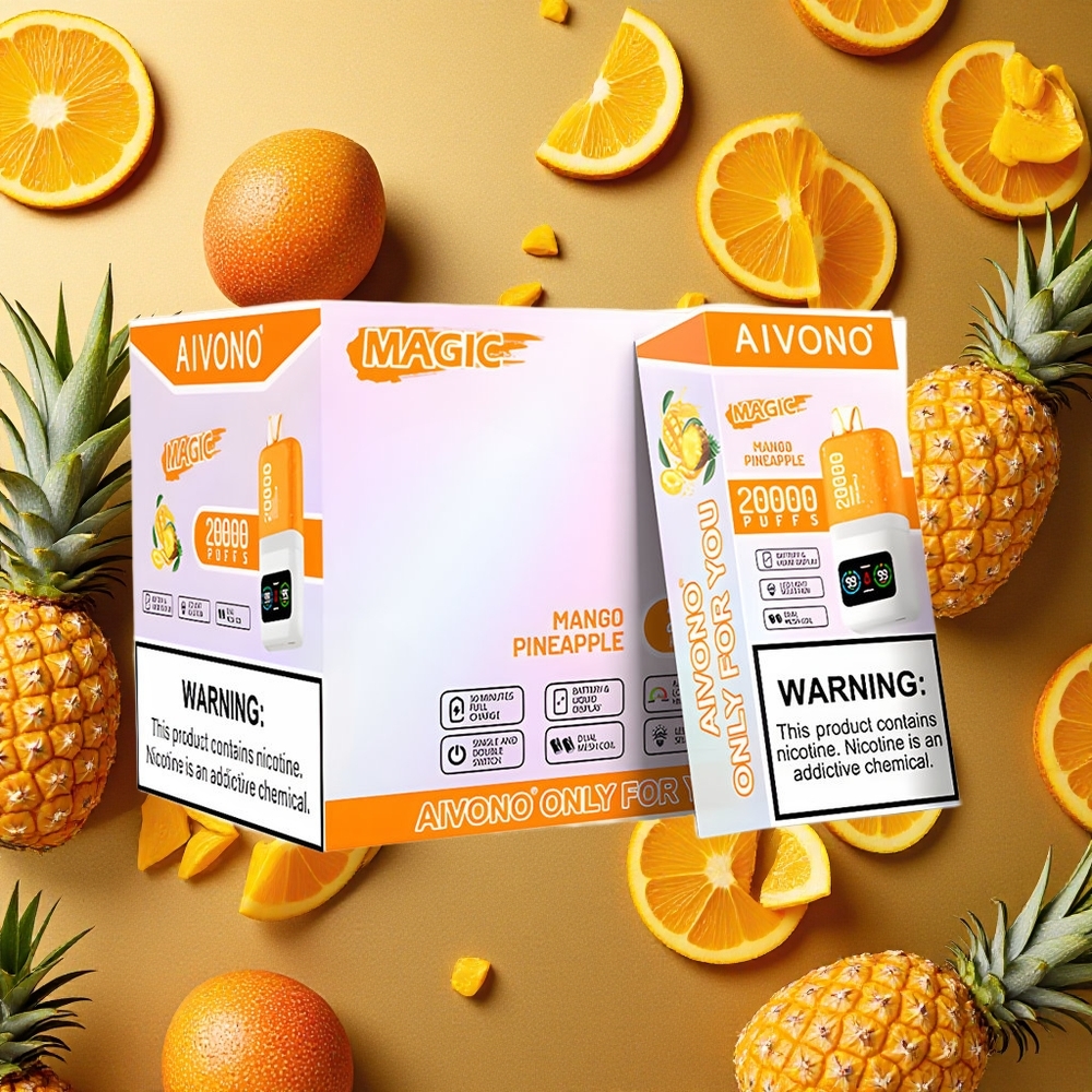 Aivono Aim Magic 20000 Puffs Mango Piña Dual Mesh Coils LCD