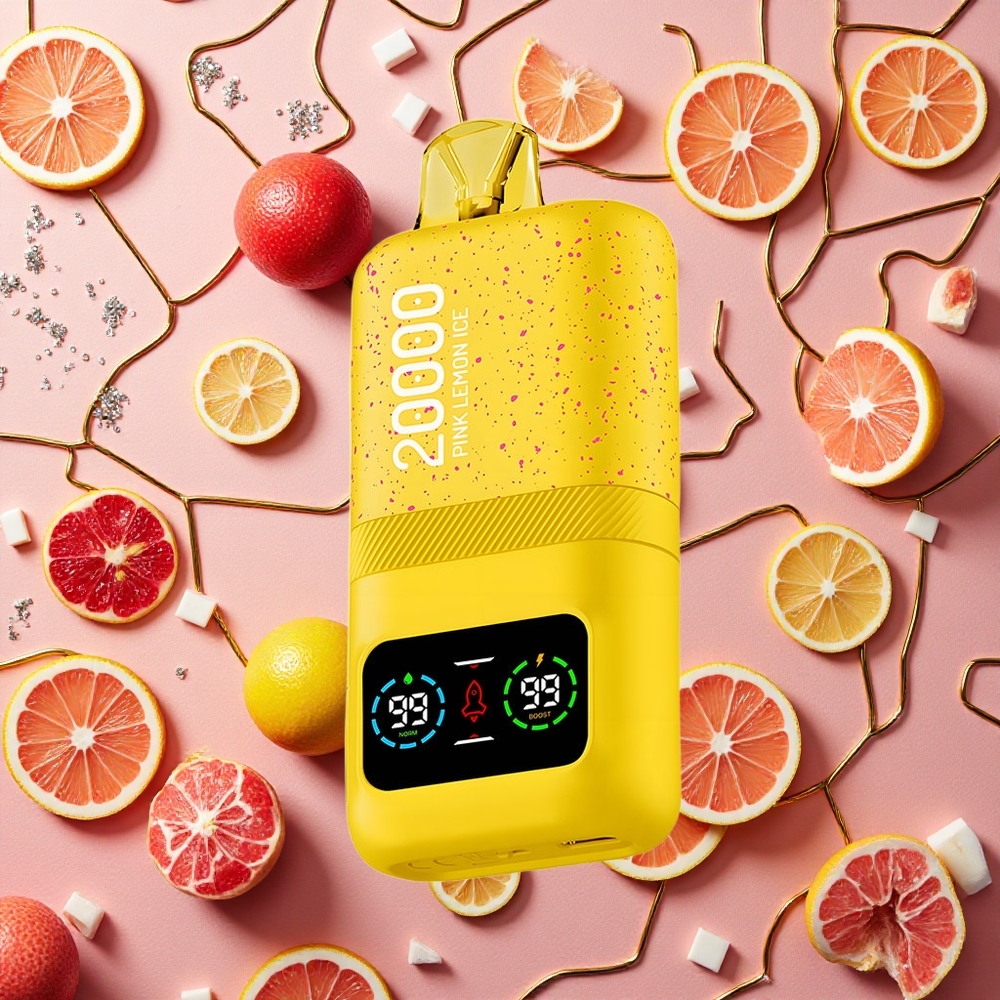 Aivono Aim Magic 20000 Puffs Vape Limón Rosa Hielo 26ml Dual Mesh