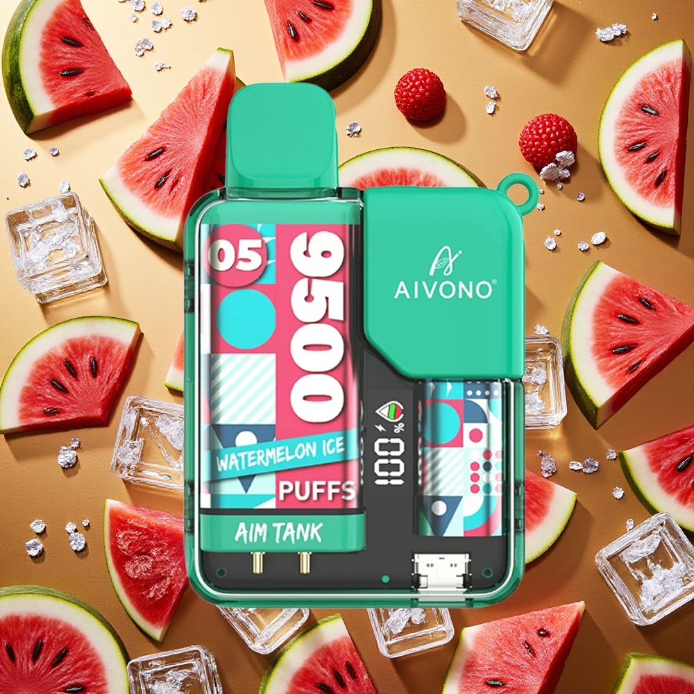 Aivono Aim Tank 9500 Puffs Sandía Hielo 18ml LCD