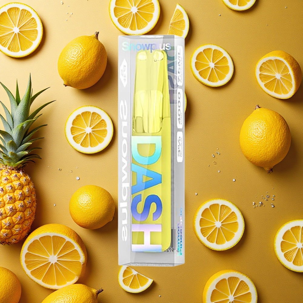 Snowplus Dash 4000 Puffs Dispositivo Desechable Limón Piña Cerámico 7.5 ml