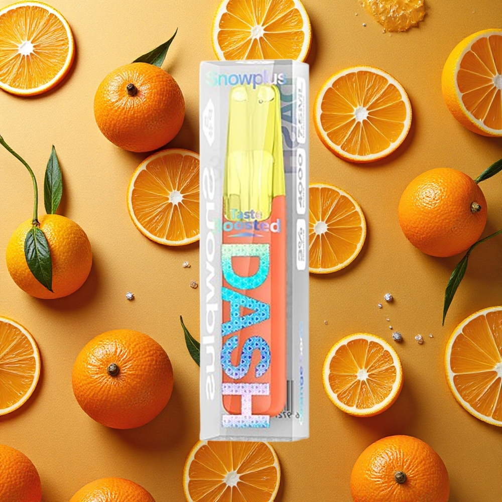 Snowplus Dash 4000 Puffs Dispositivo Desechable Naranja Refresco Cerámico 7.5 ml