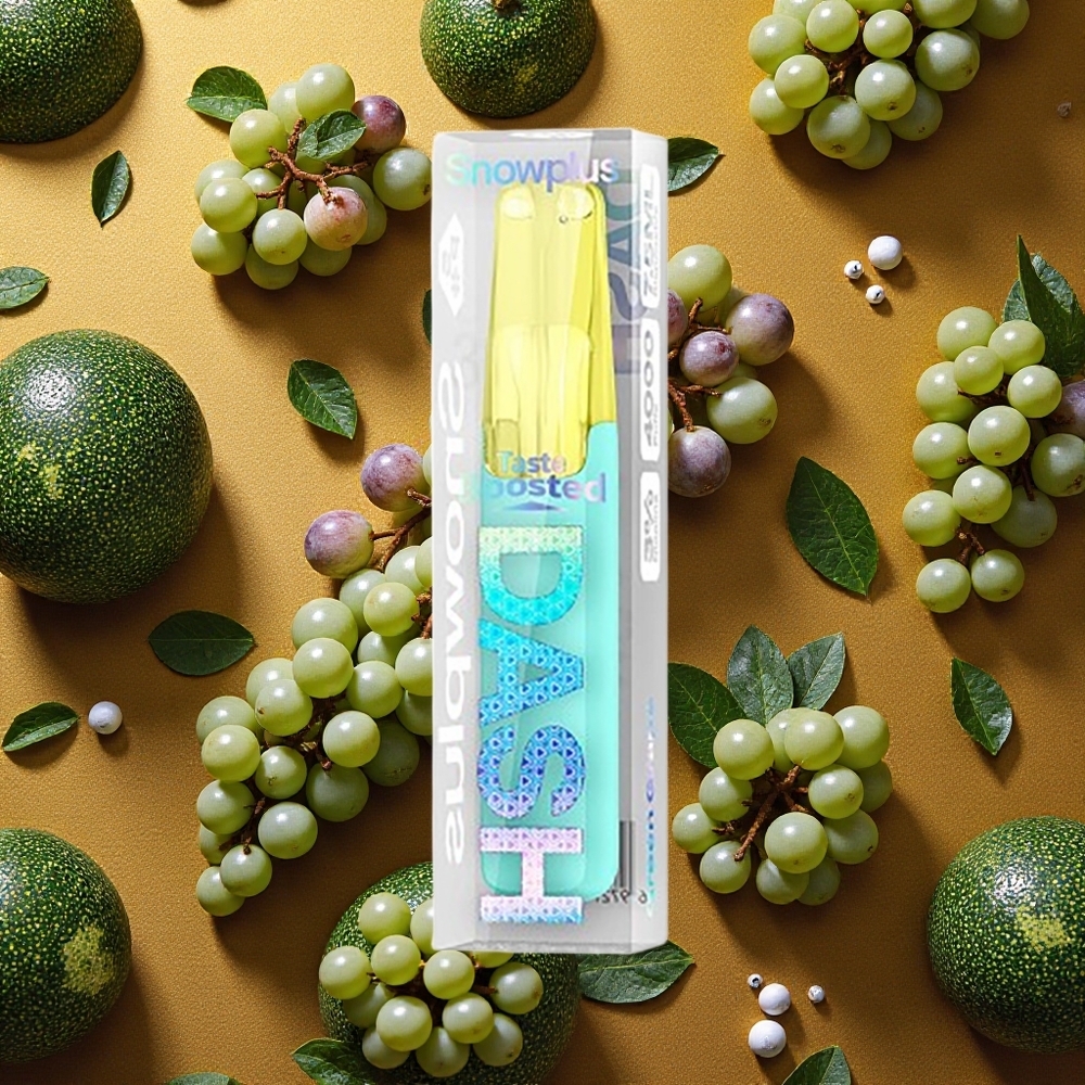 Snowplus Dash 4000 Puffs Dispositivo Desechable Uva Verde Cerámico 7.5 ml