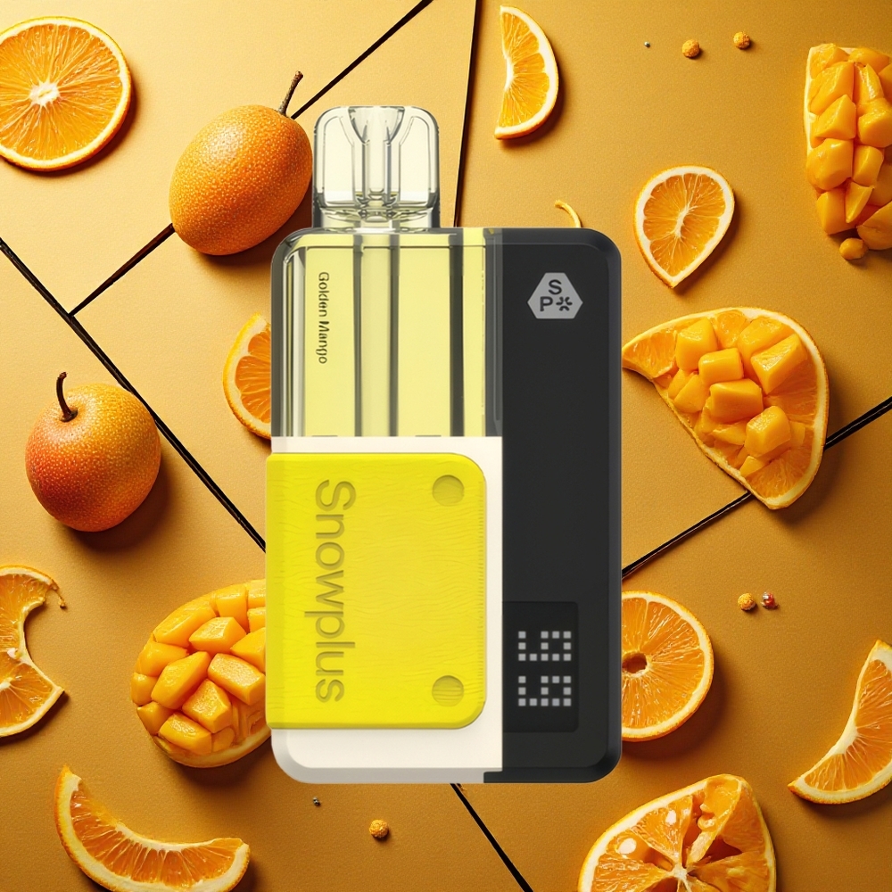 Snowplus Swift Pod Kit 15000 Puffs Mango Dorado Batería 1000mAh