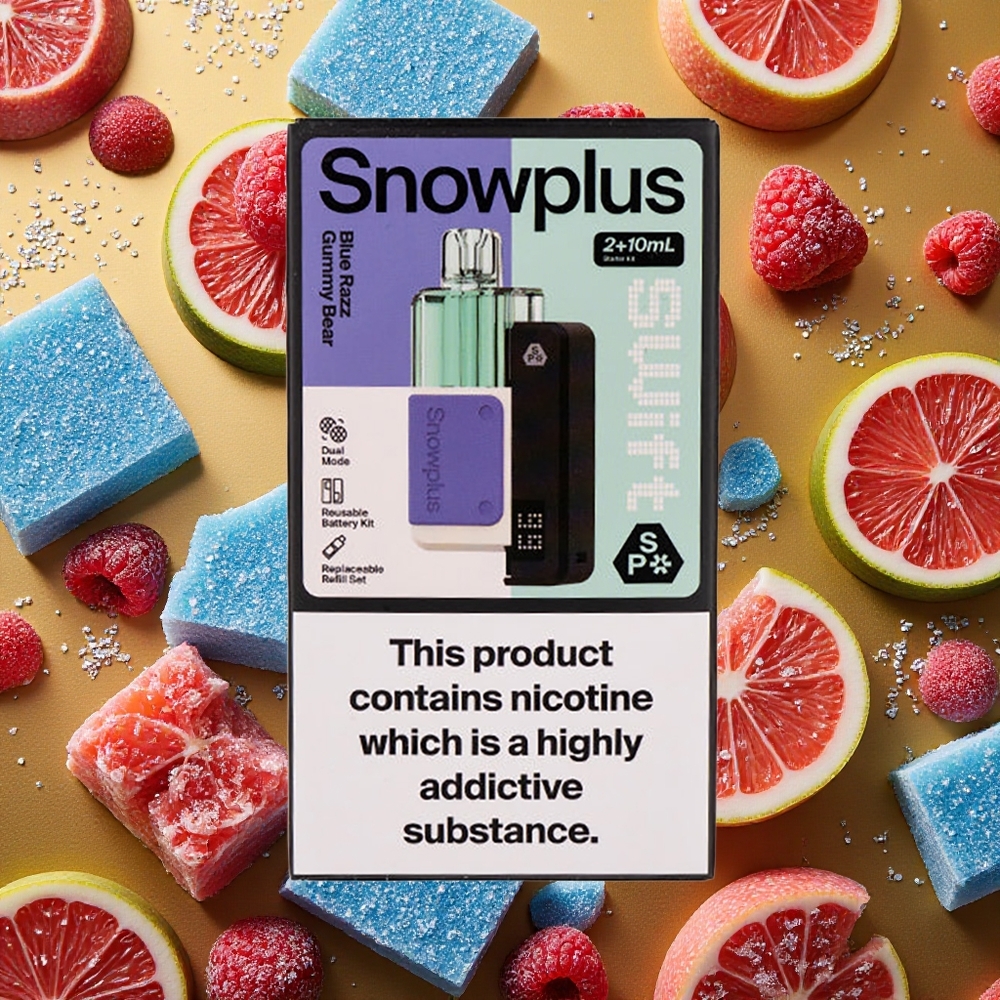 Snowplus Swift 5000 Puffs 10ml Azul Osito de Goma Dual Mesh