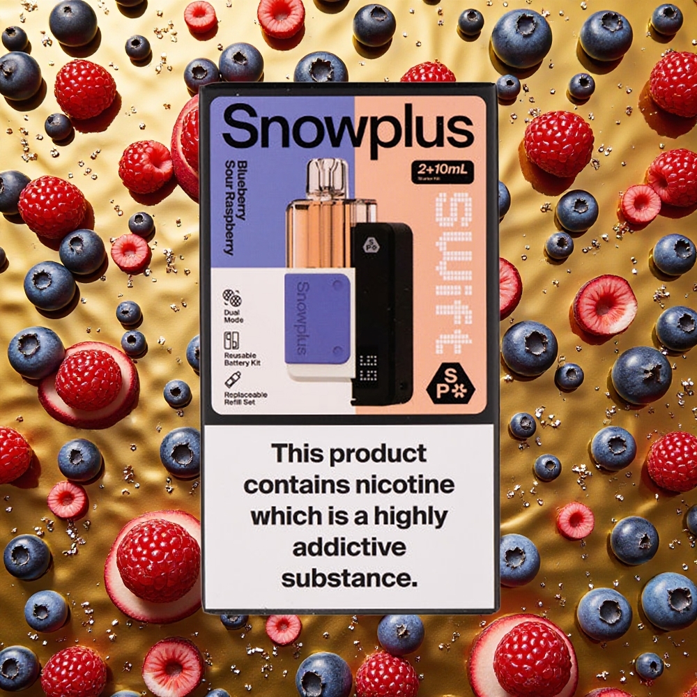 Snowplus Swift 5000 Puffs Arándano Agrio Frambuesa Dual Mesh Prefilled Pod Kit