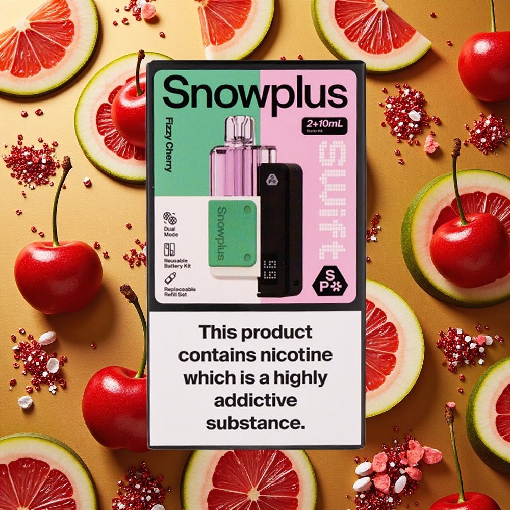 Snowplus Swift 5000 Puffs Cereza Burbujeante Kit de Pods Precargados 1000 mAh
