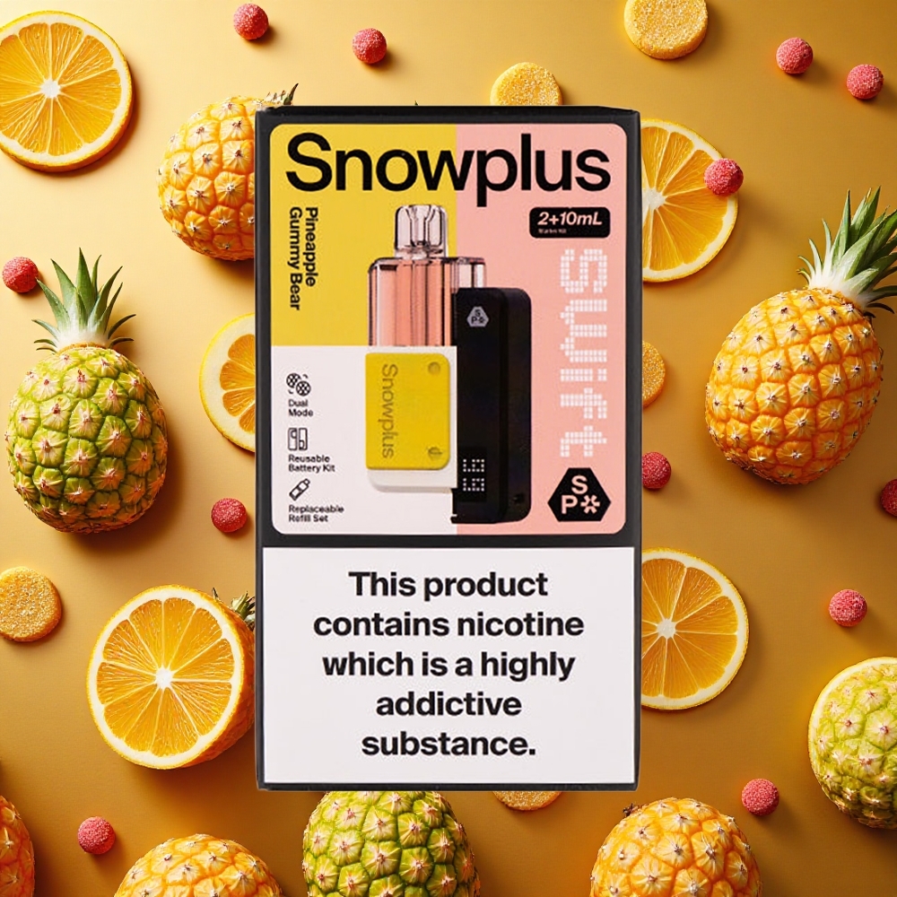 Snowplus Swift 5000 Puffs Dual Mesh Piña Osito de Goma 10ml