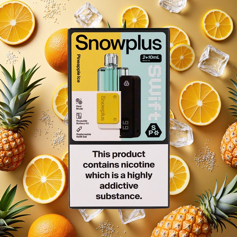 Snowplus Swift 5000 Puffs Piña Helada Dual Mesh Prefilled Pod Kit