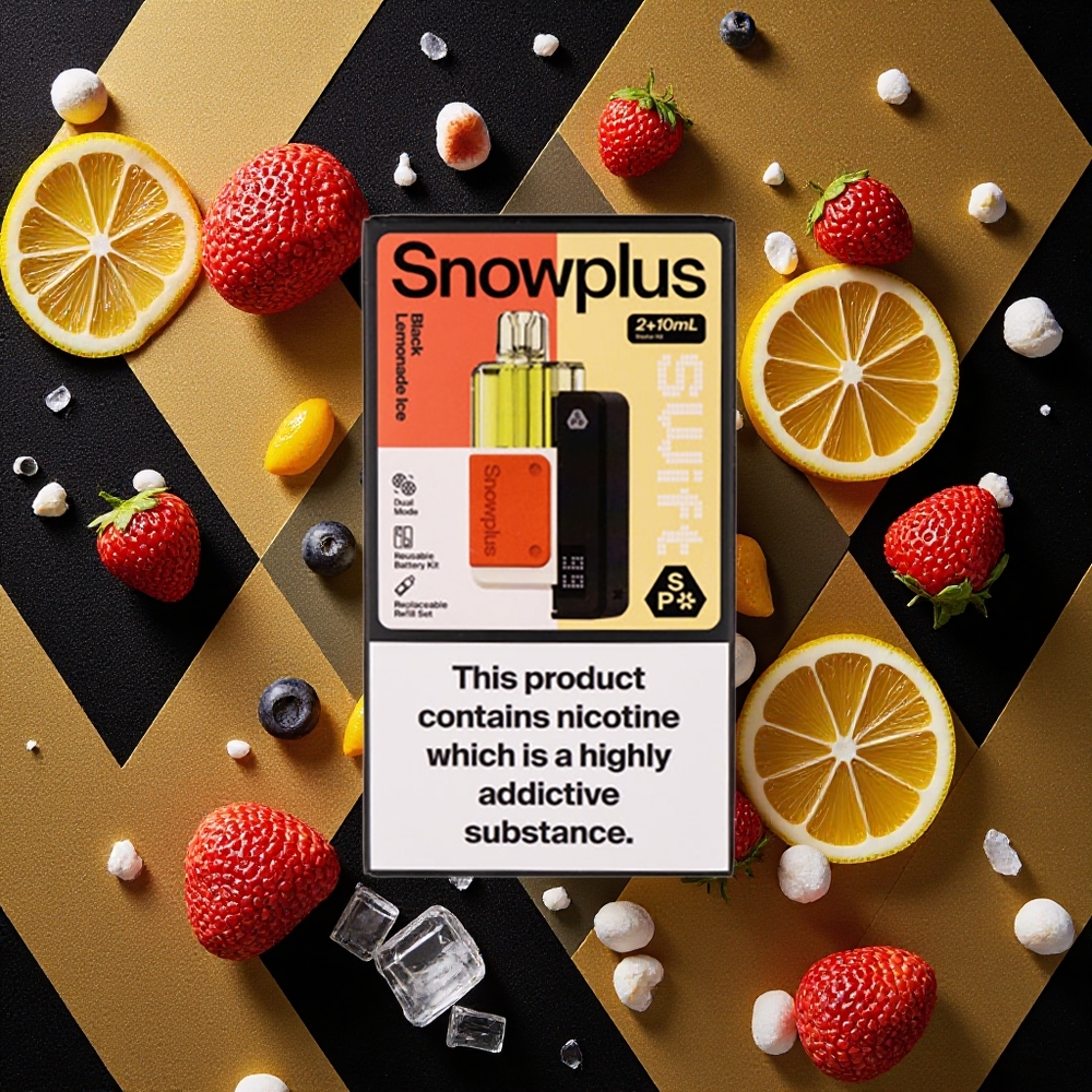 Snowplus Swift 5000 Puffs Pod Kit Doble Malla Limonada Negra Helada