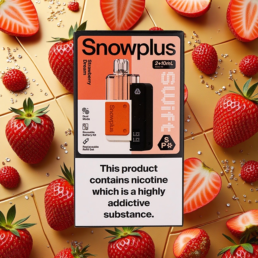 Snowplus Swift 5000 Puffs Prefilled Pod Kit Sueño de Fresa Dual Mesh 1000 mAh
