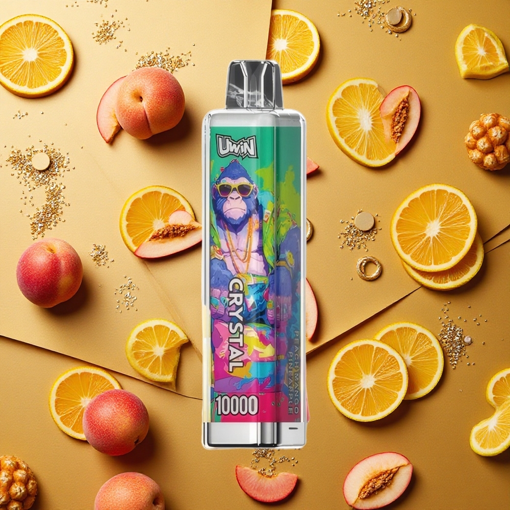 UWIN Crystal 10000 Puffs Vape Durazno Mango Piña 18ml RGB
