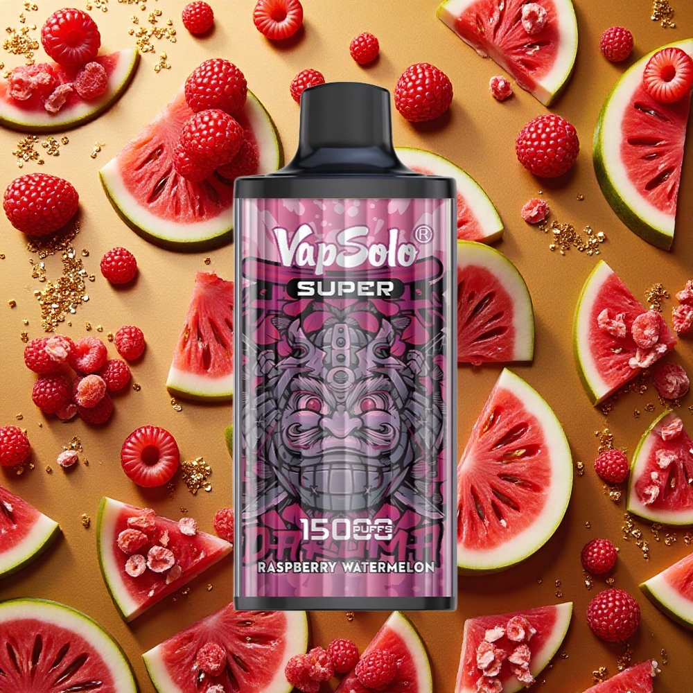 Vapsolo Super 15000 Puffs Frambuesa Sandía 40ml 850mah