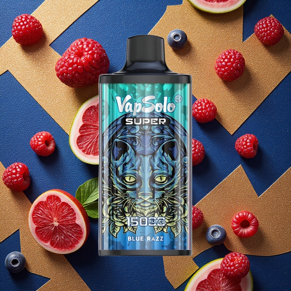 Vapsolo Super 15000 Puffs Vape 40ml Arándano Azul Tipo-C