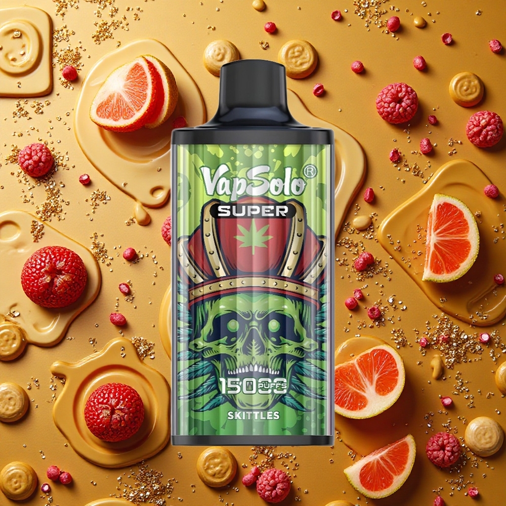 Vapsolo Super 15000 Puffs Vape Skittles (Caramelos) 40ml 850mAh