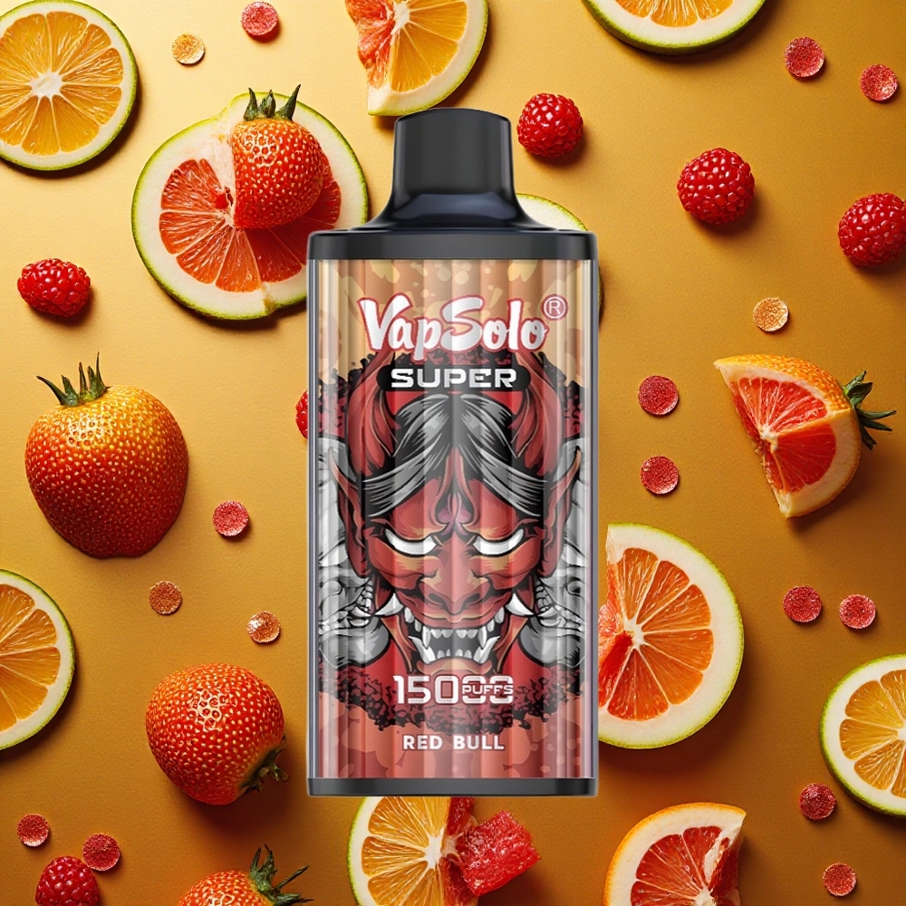 Vapsolo Super 15000 Puffs Vape Toro Rojo 40ml Tipo-C