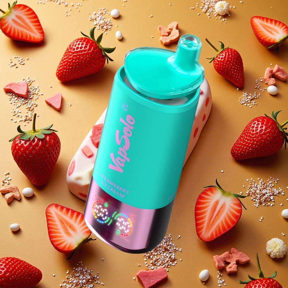 VapSolo Triple 30000 Puffs Fresa Crema Helada 40ml