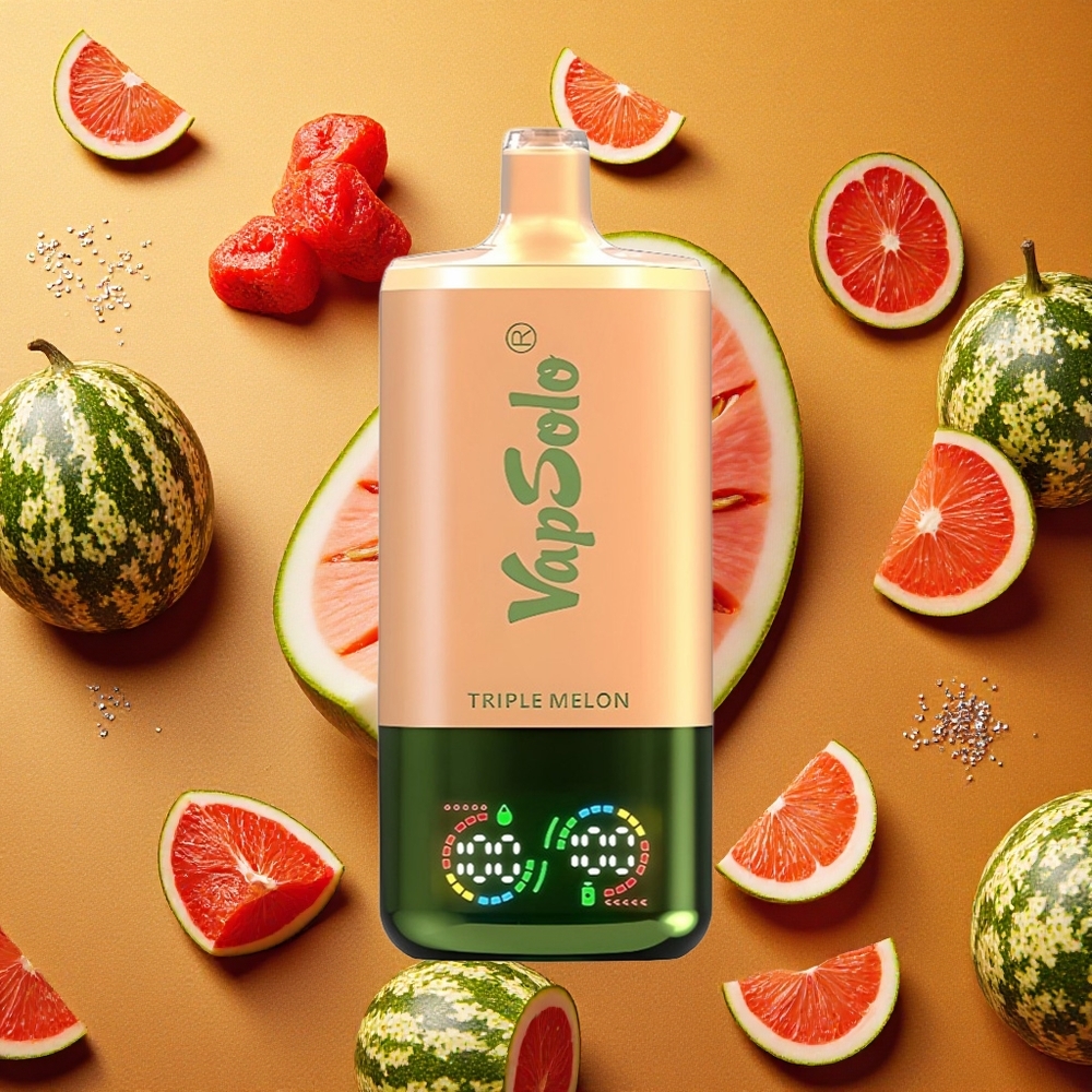 VapSolo Triple 30000 Puffs Triple Melón 40ml Tipo-C