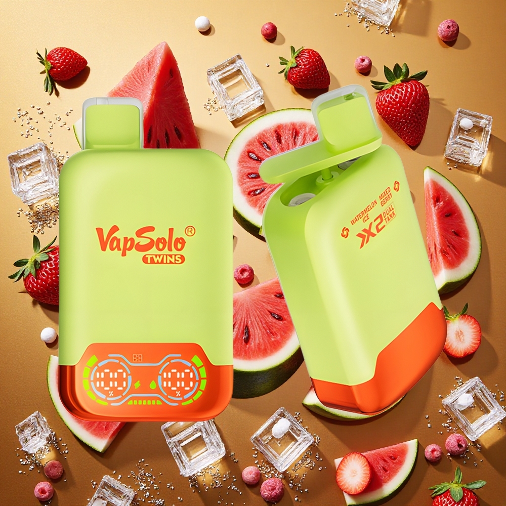 Vapsolo Twins 20000 Puffs Vape Sandía Helada & Frutos Mixtos 40ml Tipo-C