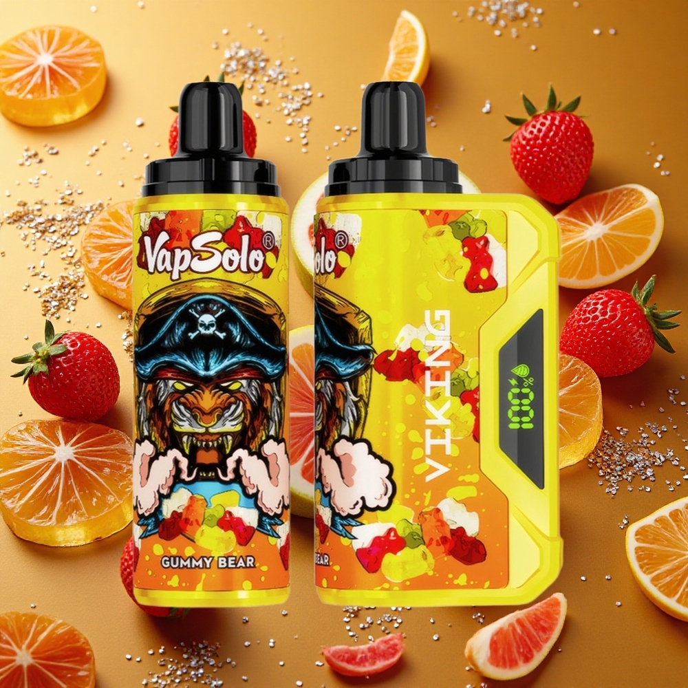 VapSolo VIKING 12000 Puffs Vape Desechable Oso de Gominola 22ml
