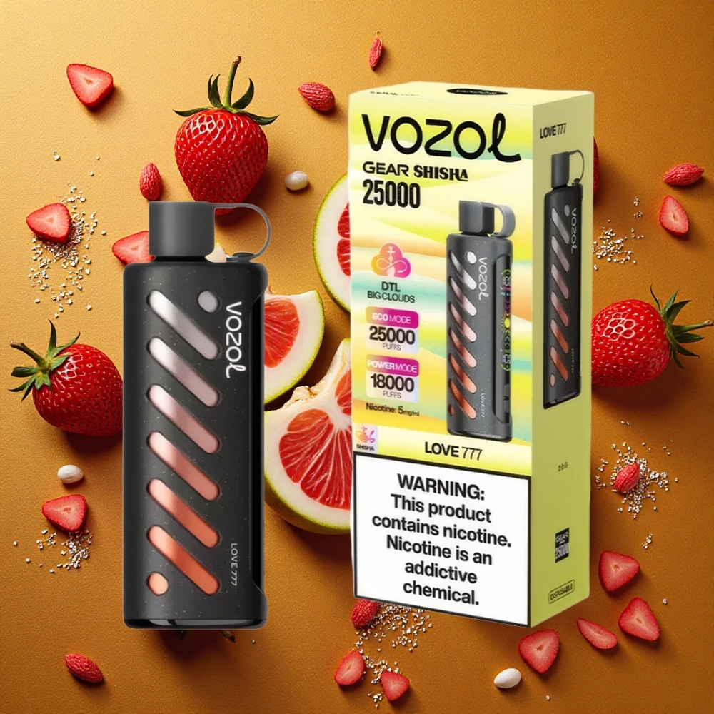VOZOL Gear Shisha 25000 Puffs Amor 777 Dual Mesh Vape Desechable