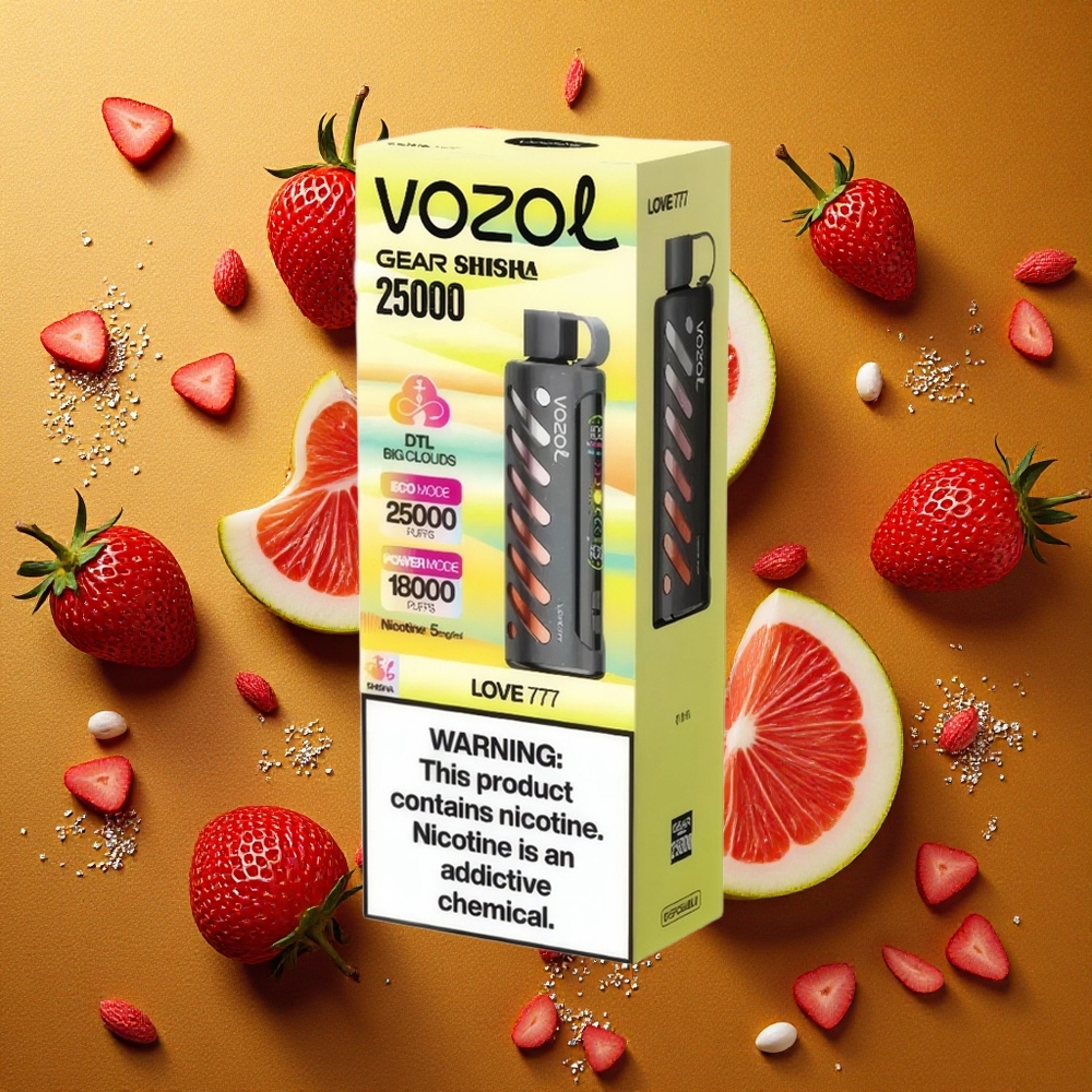 VOZOL Gear Shisha 25000 Puffs Amor 777 Dual Mesh Vape Desechable