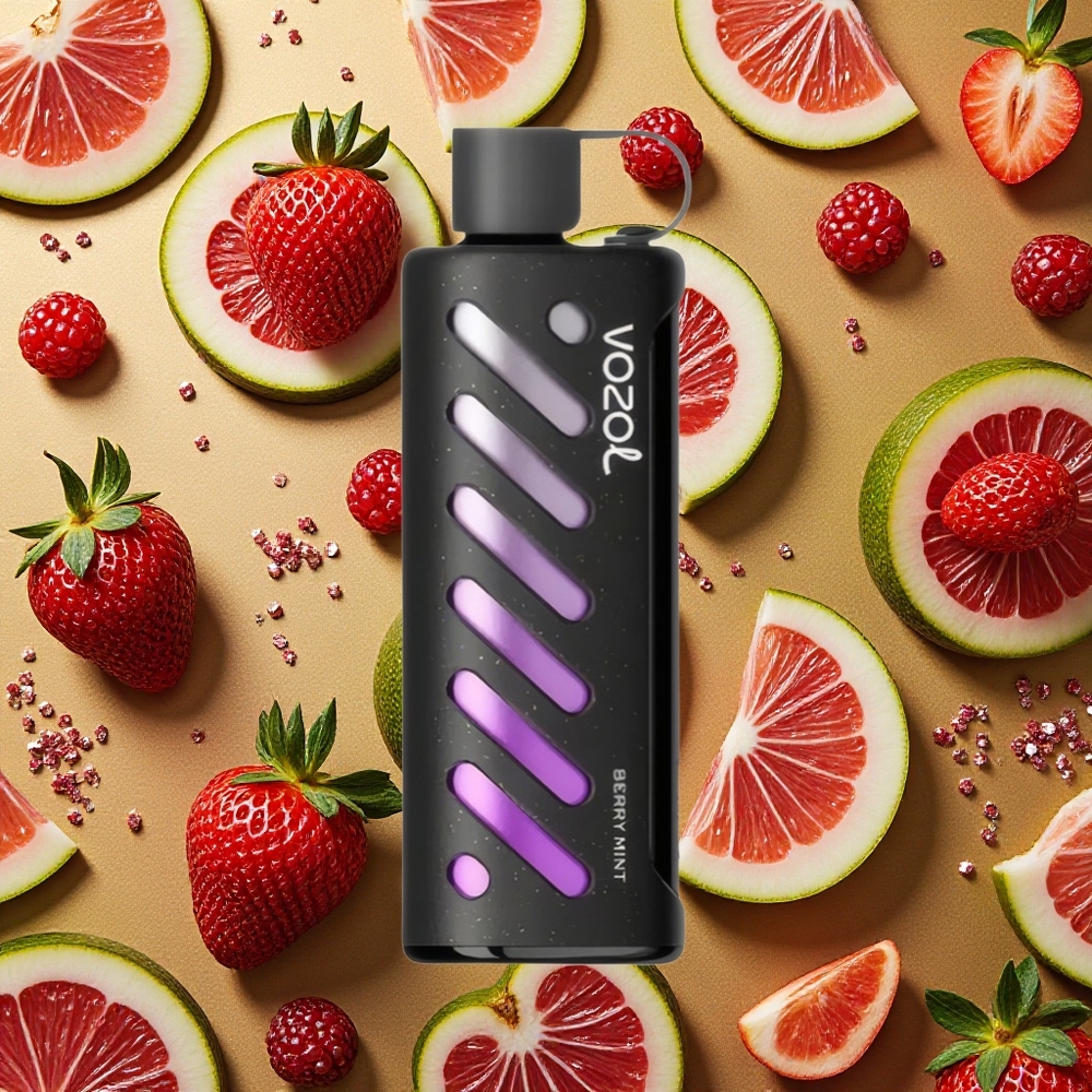 VOZOL Gear Shisha 25000 Puffs Berry Menta 30 Sabores y Dual Mesh