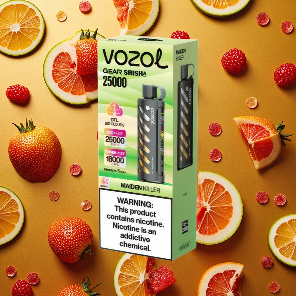 VOZOL Gear Shisha 25000 Puffs Maiden Killer Dual Mesh Vape Desechable