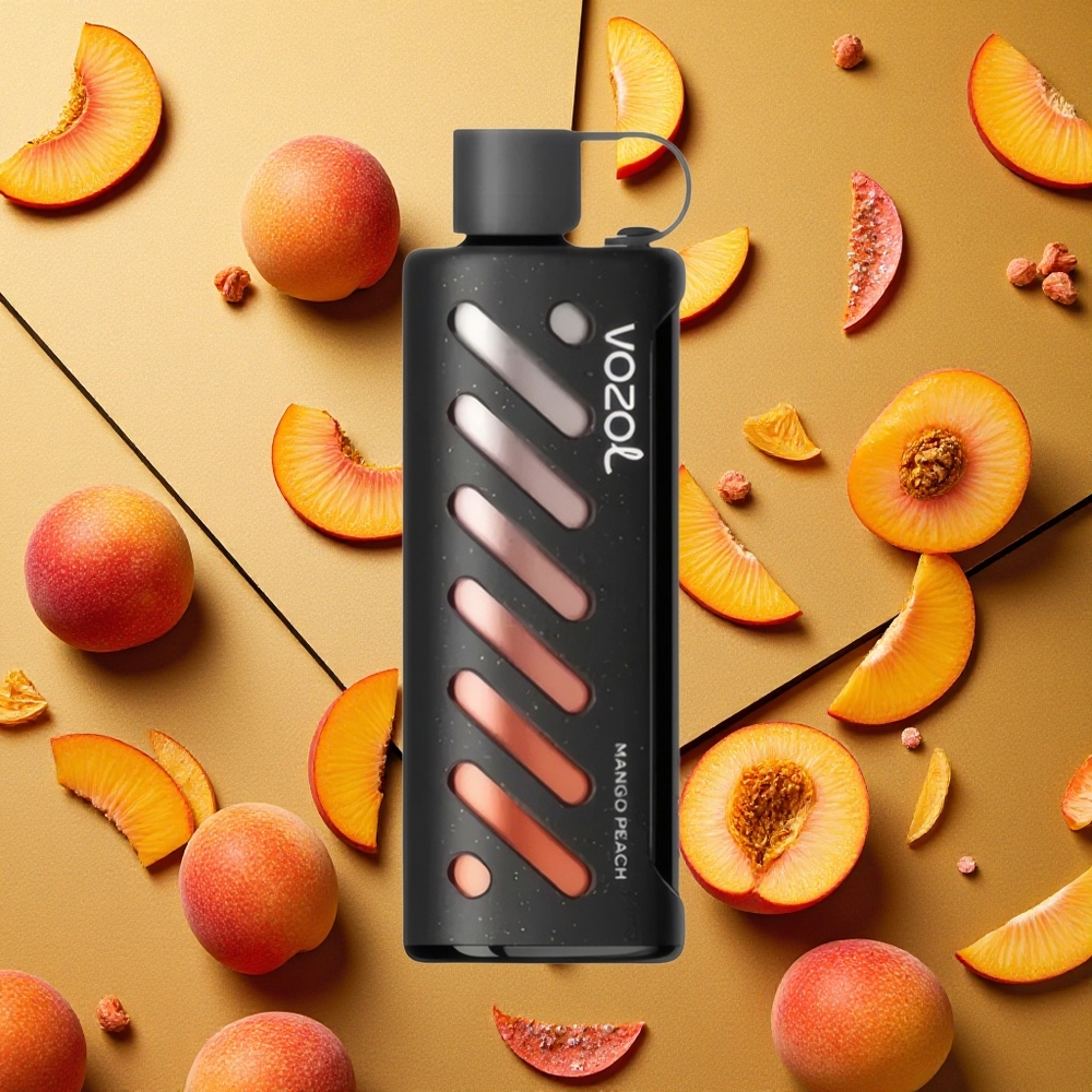 VOZOL Gear Shisha 25000 Puffs Mango Melocotón S.i.L.C Tech 1000mAh