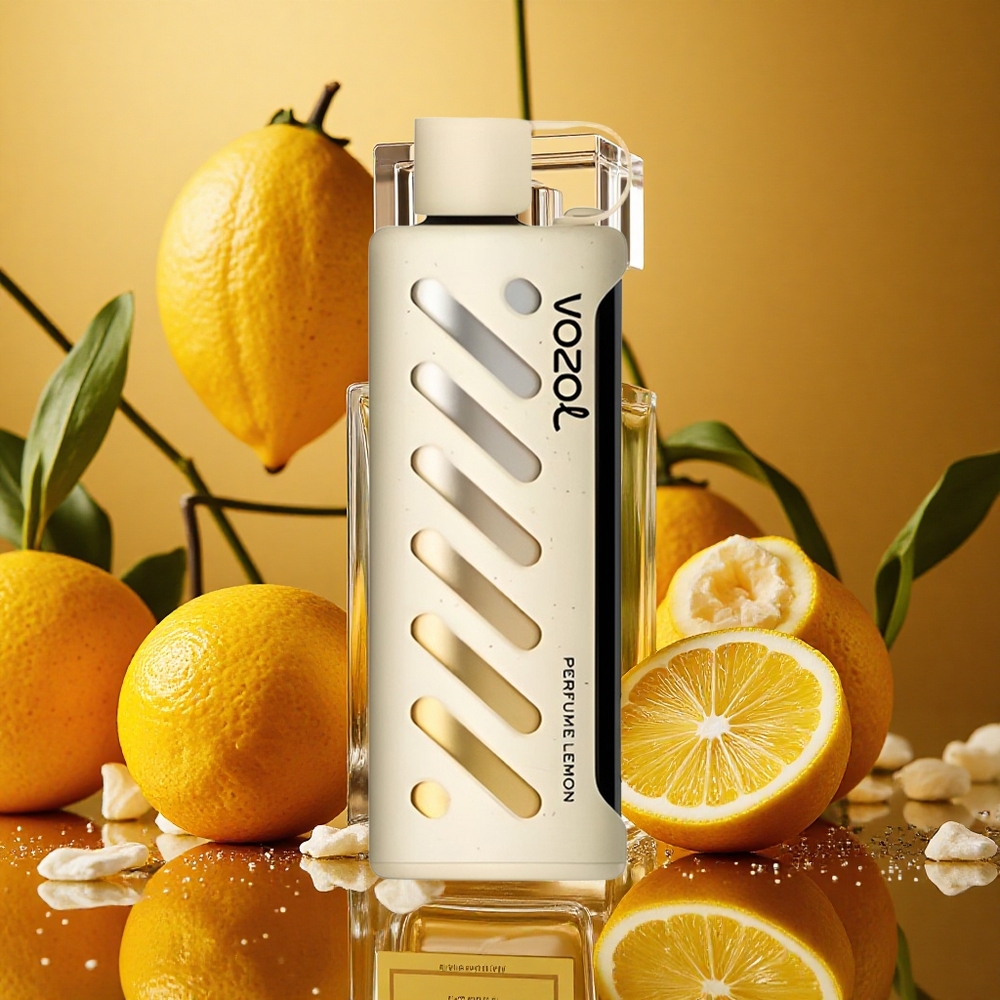 VOZOL Gear Shisha 25000 Puffs Perfume Limón y 30 Sabores Dual Mesh Vape Desechable