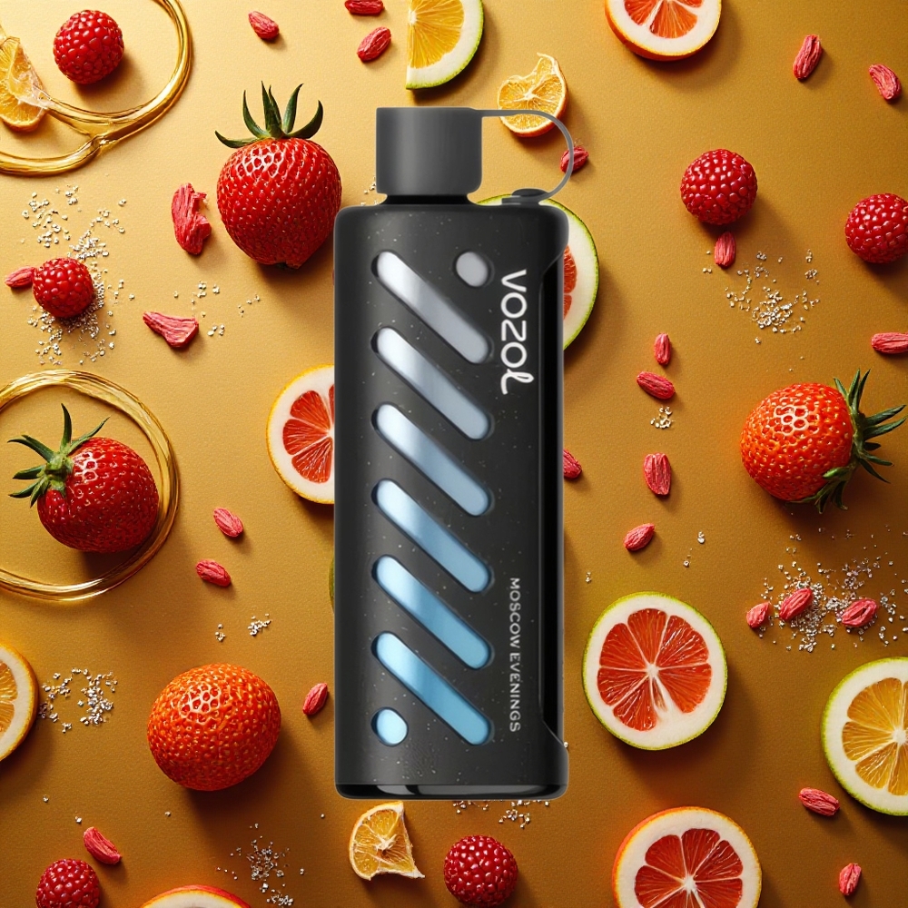 VOZOL Gear Shisha 25000 Puffs Tardes de Moscú Dual Mesh Vape Desechable