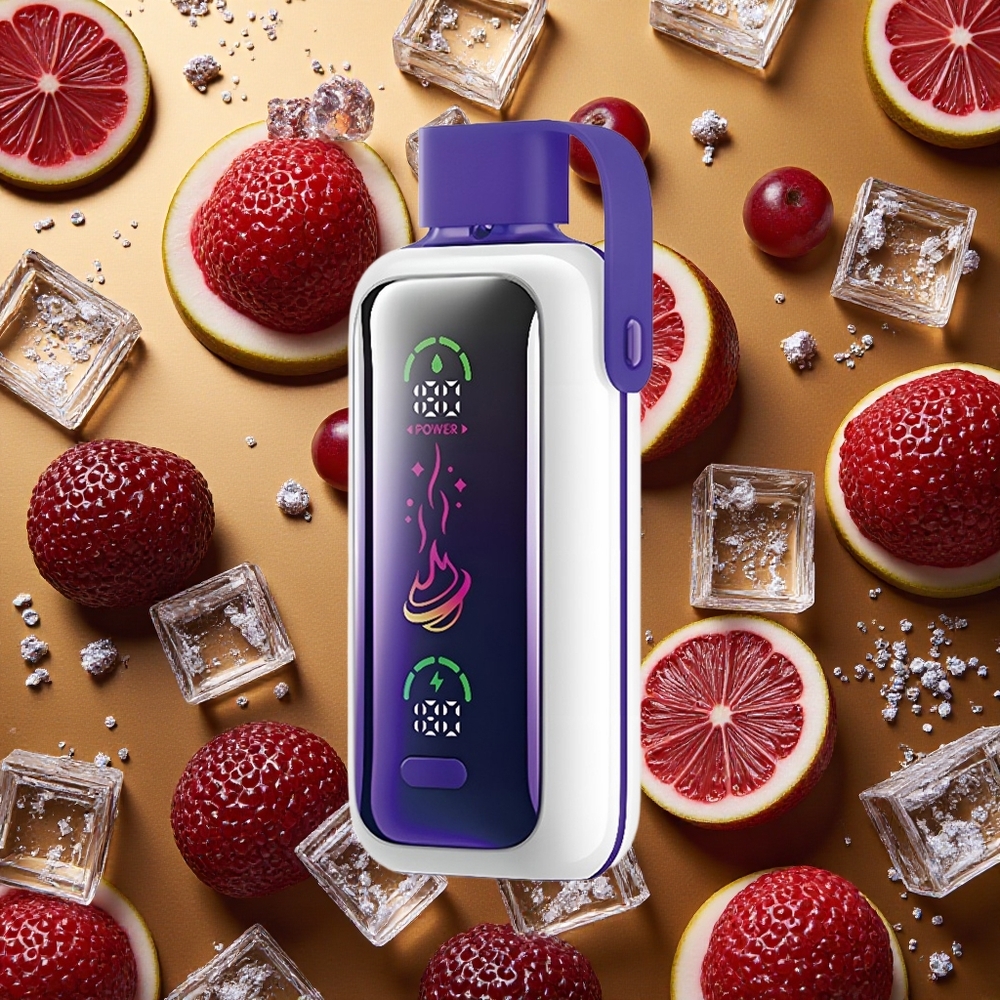VOZOL Star 20000 Puffs Vape Helado de Uva Pantalla HD 2.2" Dual Mesh