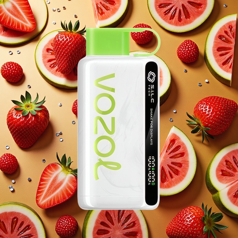 VOZOL STAR 9000/12000 Desechable Fresa Sandía Carga Rápida 30%