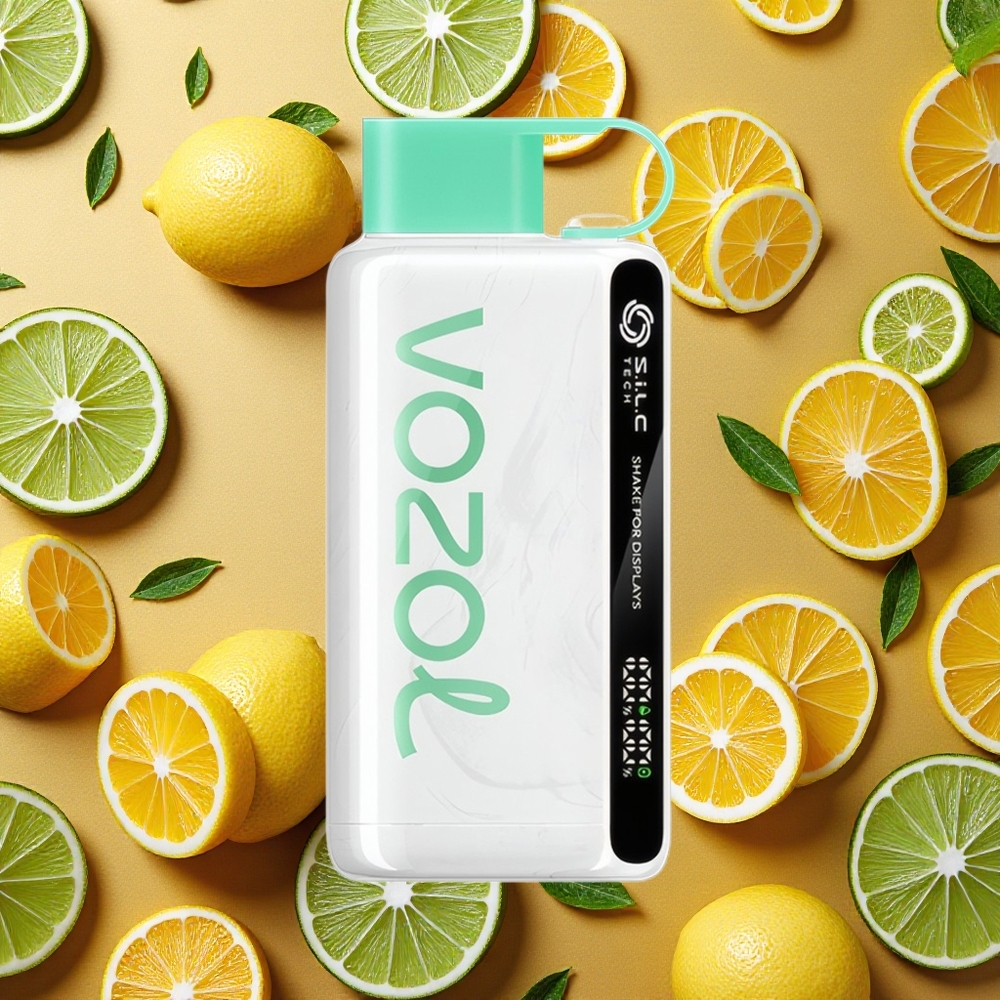 VOZOL STAR 9000/12000 Desechable Vape Limón Menta Carga Rápida 30%